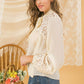 STAY AHEAD PEASANT TOP