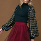PARTY TOMORROW NIGHT KNIT TOP