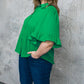 BACK TO BUSINESS WOVEN TOP