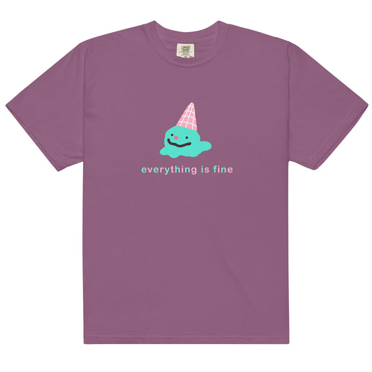 Everything is Fine Comfort Colors Unisex garment-dyed heavyweight t-shirt