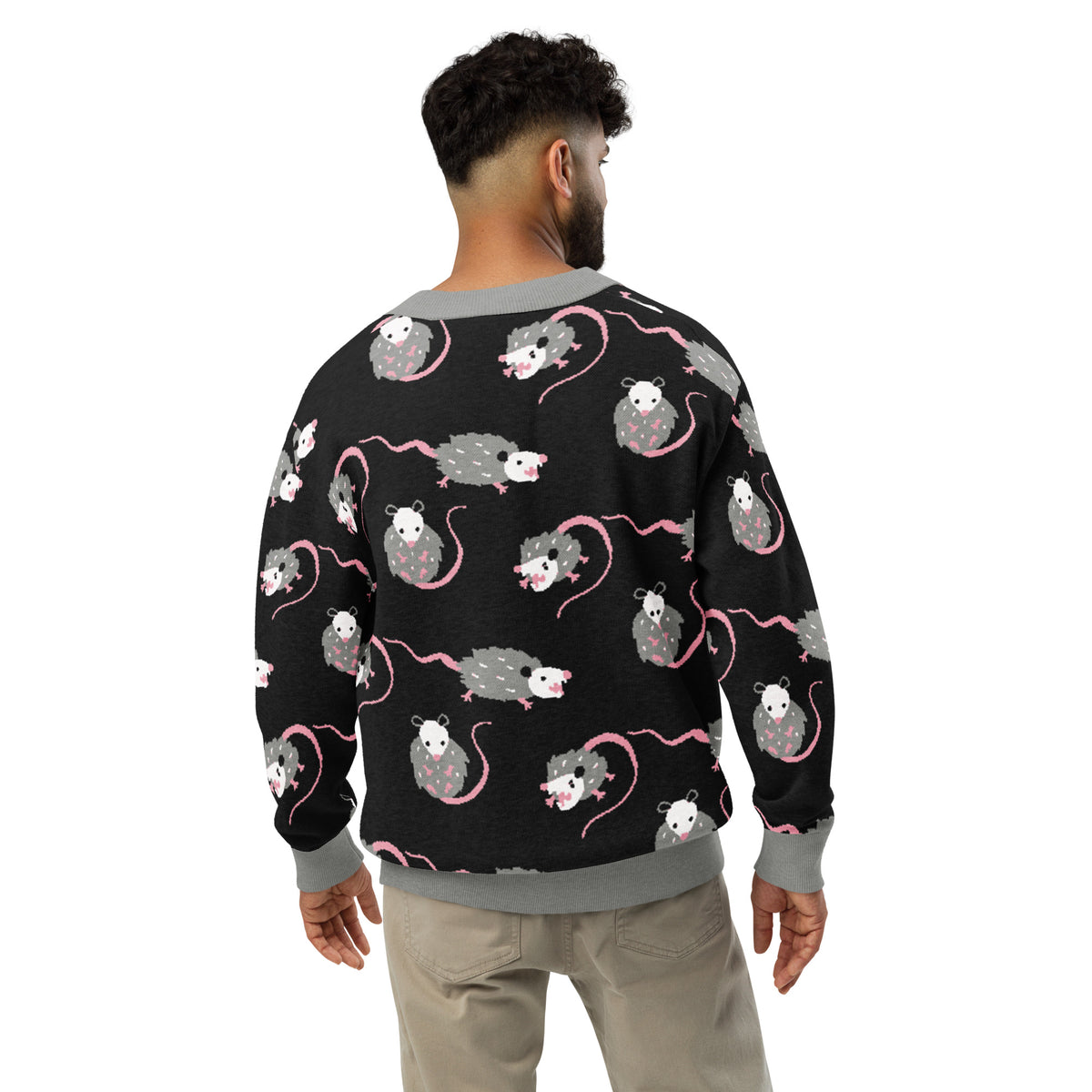 Oh Possum my Opossum Knitted cardigan 2XS -3XL