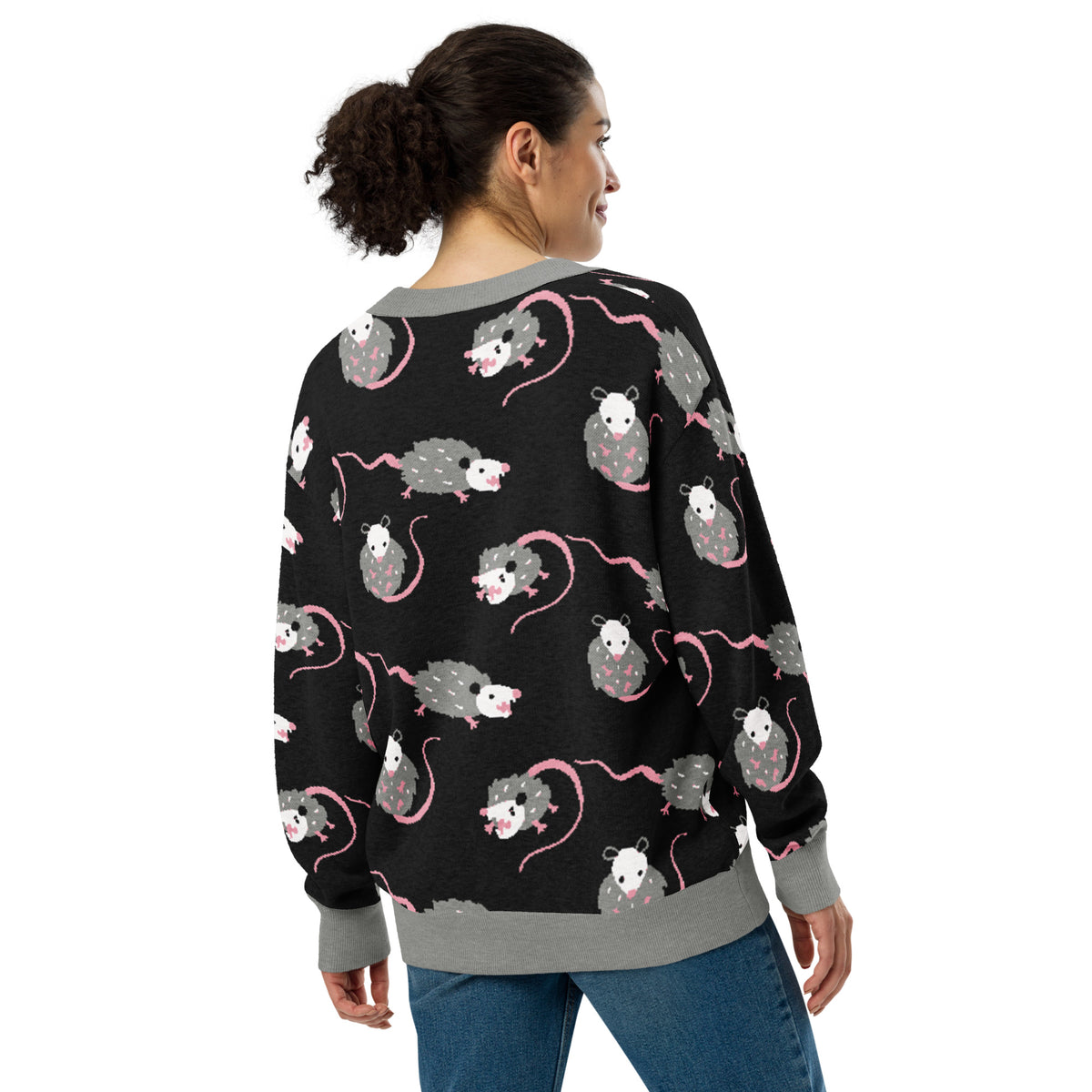 Oh Possum my Opossum Knitted cardigan 2XS -3XL