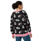 Pastel Goth Opossum Clown Knitted Clowncore Cardigan | Pastel Goth Clown Fashion