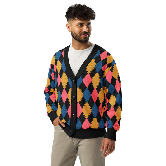 Autumn Jester Knitted Cardigan 2XS - 3XL | Clowncore Cardigan