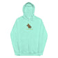 Cute Capybara Embroidered Think Cappy Thoughts Unisex midweight hoodie S -2XL