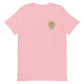 Fazendo o meu melhor camiseta unissex com emblema bordado S -4XL