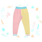 Joggers masculinos tamanho Pastel Colorblock Clown XS - 3XL