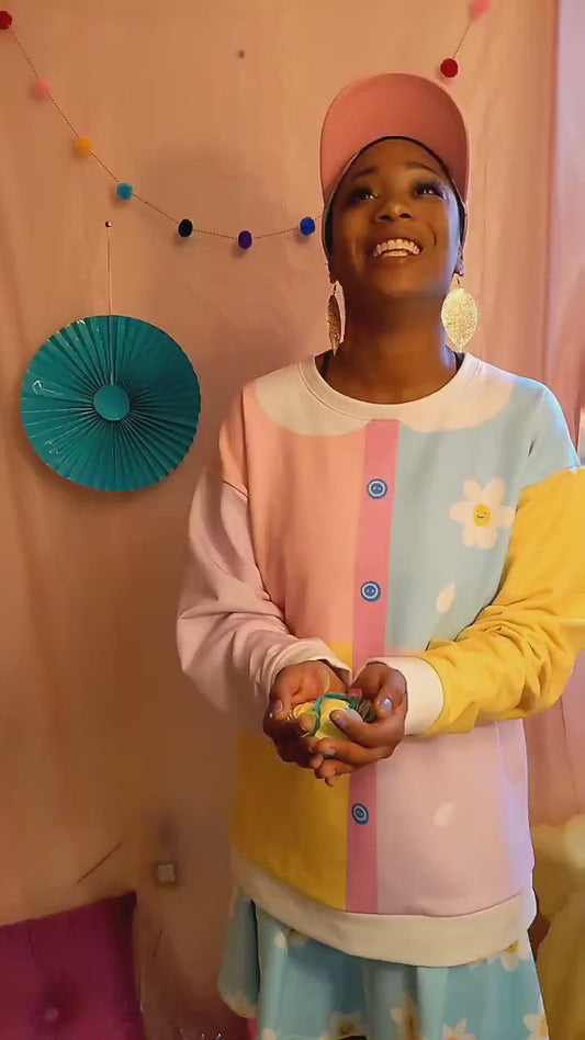 Moletom Daisy Colorblock