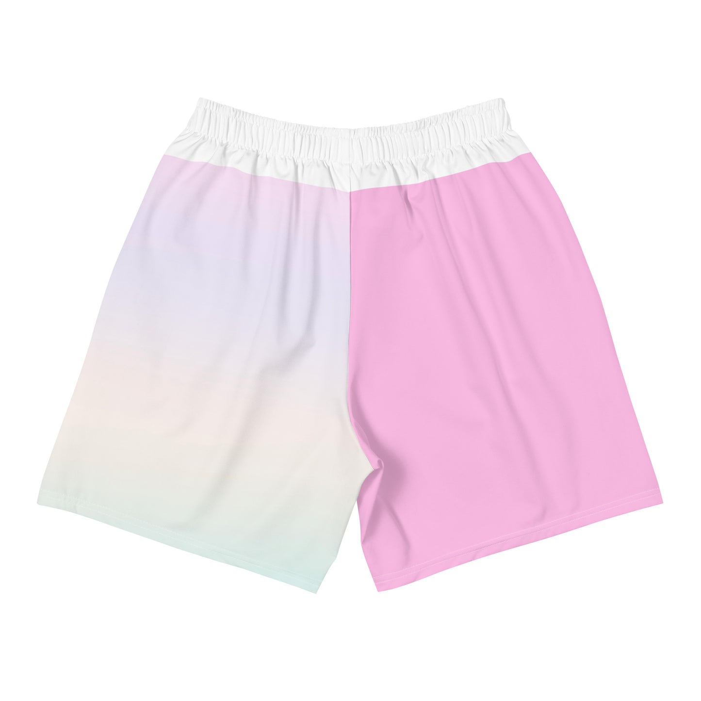 Trans Pride Pastel Rainbow Men's Sized Recycled Athletic Shorts 2XS - 6XL