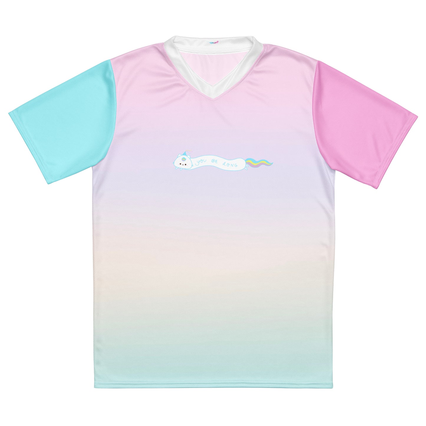 Trans Pride You Be Long Camisa esportiva unissex reciclada 2XS - 6XL