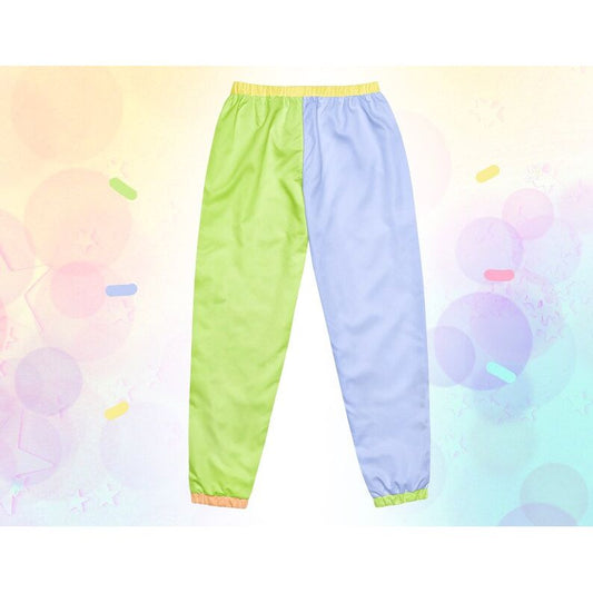 Pastel Rainbow Colorblock Unisex track pants XS - 3XL