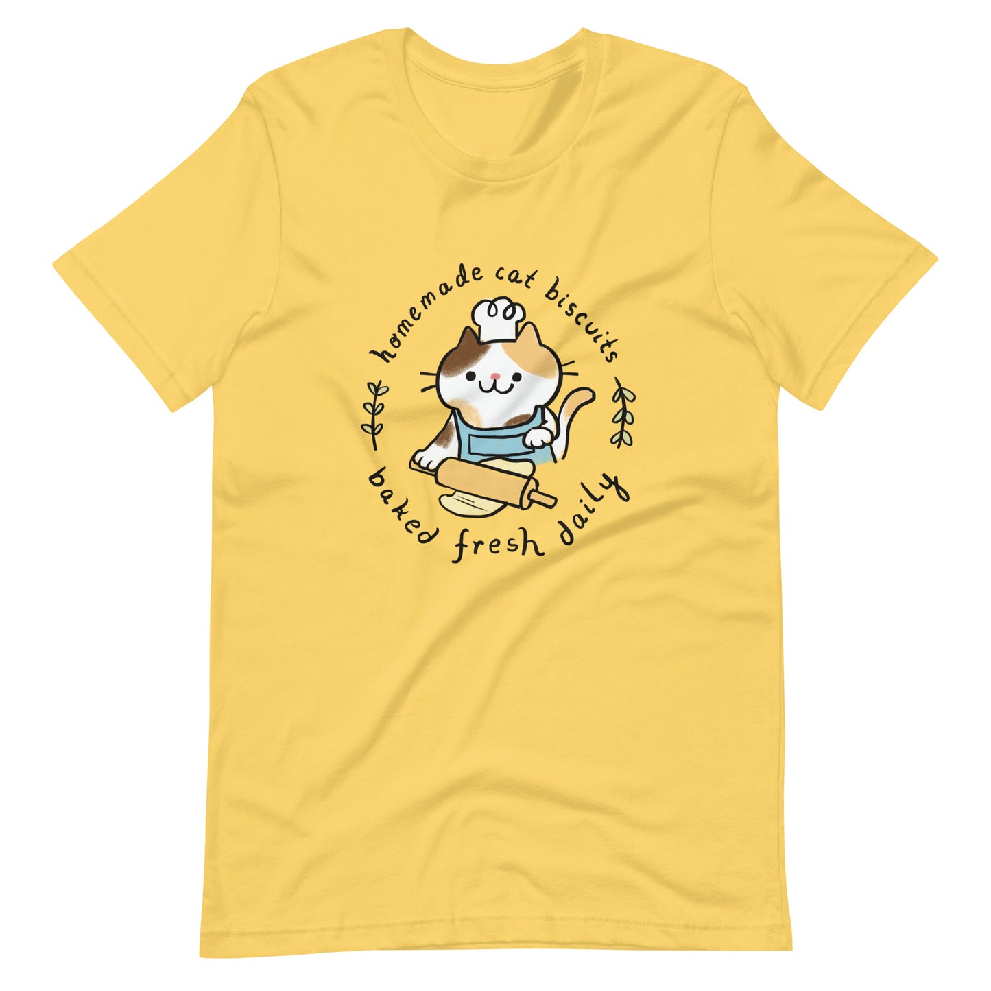 Homemade Cat Biscuits Baked Fresh Daily Unisex t-shirt XS - 4XL